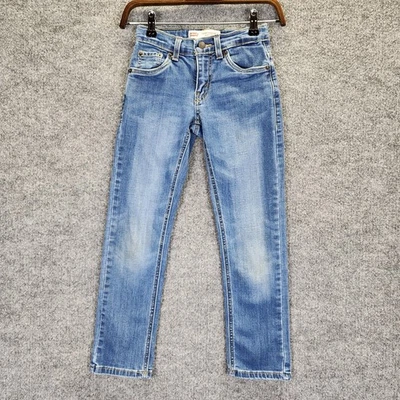 Pantalones de mezclilla elásticos ajustados azules Levis 511 Performance para niños 8 24x25 Foto 1 de 4