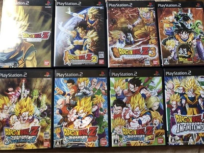 DRAGONBALL Z Z2 Z3 Cho DB Infinite World Sparking NEO METEOR 8set PS2 DBZ Japan - Image 1 of 4