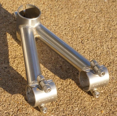 Nitto V4 Vástago DOBLE Abrazadera 25.4 Corteza Rivendell SimWorks Bullmoose Slingshot V5 Foto 1 de 4