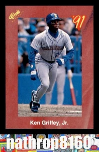 1991 Classic Travel Update Red #T1 Ken Griffey Jr.  HOF Baseball NM/NM+  10304 - Picture 1 of 4
