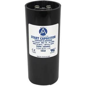 Condensador de arranque del motor Appli Parts 829-995 Mfd (microfaradios) uF 110-125 VAC único - Imagen 1 de 8