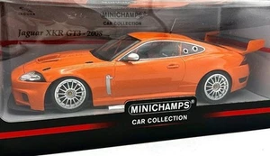 MINICHAMPS 1:18 Scale Diecast Model - 2008 Jaguar XKR GT3 (Orange) - Picture 1 of 14