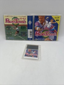 [Used in Case] HUDSON Power Tennis PC Engine Software Hu Card from Japan