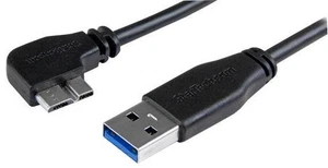 STARTECH - 2m Slim USB 3.0 to 270° Left Angled Micro USB 3.0 Lead - Picture 1 of 1