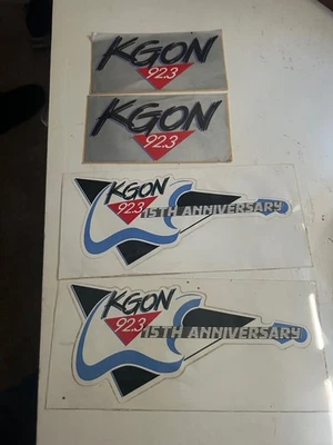 vintage KGON 92.3 stickers from the 80's - Image 1 of 4