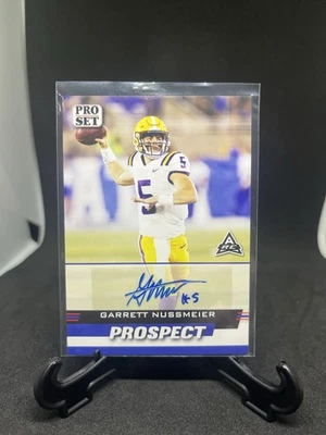 2022 Leaf Pro Set Prospects Garrett Nussmeier Rookie RC Auto #PSP-GN1 LSU Tigers - Image 1 of 2