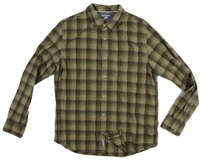 HORNY TOAD M MEN’S OPEN AIR LONG SLEEVE SHIRT GREEN PLAID - Image 1 of 4