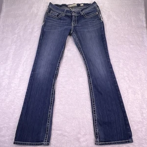 BKE Payton Women’s 30L Bootcut Denim Jeans Thick Stitch 32x32 - Picture 1 of 6