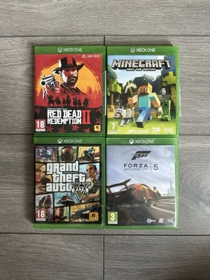 Xbox One Bundle Minecraft Red Dead Redemption 2 Forza 5 & GTA IV - Image 1 of 4