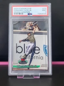 Fernando Tatis Padres Topps 2024 Stadium Club Design Variation Card PSA 9 - Picture 1 of 2