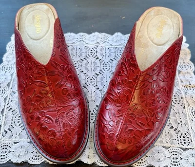 Alegria Leather Michi Mules Women’s Shoes Size 42  Color Loretta Roja - Image 1 of 4