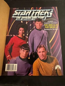 1990 Star Trek offizielles Fan Club Magazin Nichelle Nichols Interview Ausgabe - Bild 1 von 1