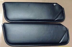 1977-81 FIREBIRD TRANS AM & CAMARO SUN VISORS - NEW BLACK 2 PC SET! MADE IN USA!