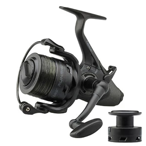 DAM Quick Runshift 3L FS + Camo Line 4000 5000 Karpfen Freilaufrolle mit Schnur - Picture 1 of 6