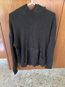 Sudadera con capucha negra para hombre MITCHELL EVANS muy suave manga larga talla: mediana - Imagen 1 de 6