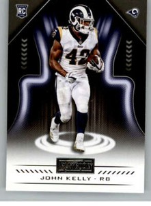 2018 Panini Playbook #132 John Kelly  RC Rookie Los Angeles Rams Football Card