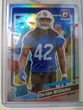 2023 Donruss Dorian Williams #309 Silver Prizm Optic Preview Rated Rookie