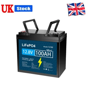 12V 24V 48V 100Ah LiFePO4 Lithium Battery 5000 Deep Cycles BMS RV Cabin Marine - Picture 1 of 12
