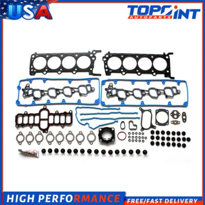 Juego de juntas de culata aptas para Ford F-150 E-150 4,6 L FLEX SOHC 2009-2014 Foto 1 de 4