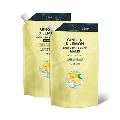 Recharge de Savon pour les mains Gingembre et Citron 2 x1000ml - Photo 1/3