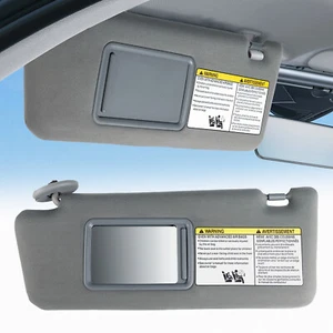 Fit For Toyota Tacoma 2005-2015 Med Gray Driver Left Side Sun Visor - Picture 1 of 9