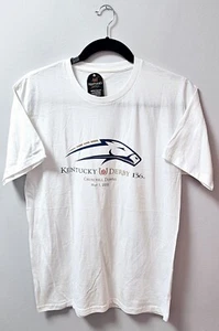 2010 Kentucky Derby 136 White T-Shirt Size LG - NEW WITH TAGS - Picture 1 of 6