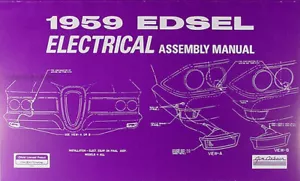 1959 Edsel Elettrico Montaggio Manuale Cablaggio Diagrammi 59 Ranger Corsair - Foto 1 di 1