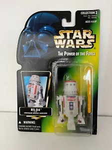STAR WARS POWER OF THE FORCE SERIES R5-D4 DROID ACTION FIGURE GREEN CARD - Picture 1 of 4