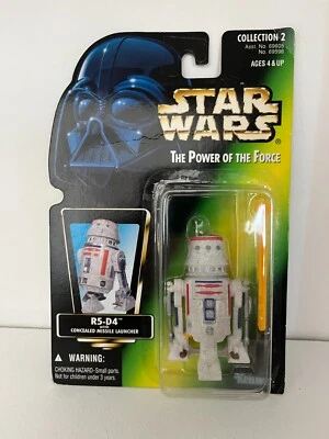 STAR WARS POWER OF THE FORCE SERIES R5-D4 DROID ACTION FIGURE GREEN CARD - Image 1 of 4