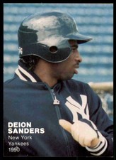 1990 STAR PROSPECTS SET DEION SANDERS RC NEW YORK YANKEES #17 OF 20