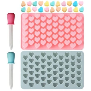 Verdental Small Heart Shaped Silicone Candy Mold Set - Non-stick Decorative C... - Picture 1 of 7