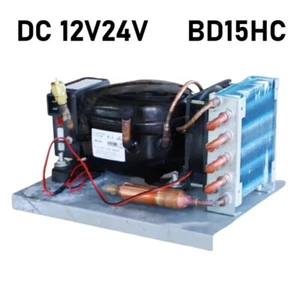 DC 12V24V BD15HC Compressor Condensing Unit Micro Refrigerator Refrigeration - Picture 1 of 17