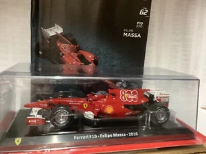 2010 FERRARI F10 FELIPE MASSA 1/24. DIE CAST new in case - Picture 1 of 7