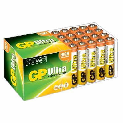 GP Ultra Battery Alkaline AA High Performance Anti Leakage Technology - 40 Pack • 16.15£