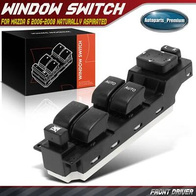Front Left Driver Power Window Switch for Mazda 6 2006-2008 Naturally Aspirated - Image 1 of 4
