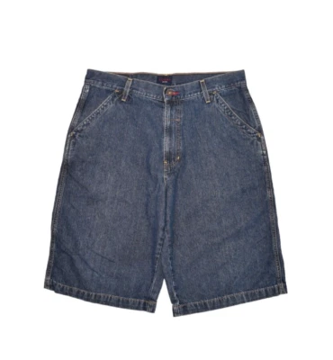 Pantalones Cortos Tommy Jeans De Colección Para Hombre 34 Lavado Oscuro Sueltos Calce Relajado Denim Hilfiger Foto 1 de 4