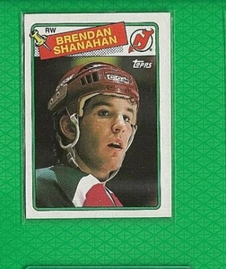 1988-89 Topps Brendan Shanahan RC New Jersey Devils  #122  🚀😳💥  EXMT+ - Picture 1 of 2
