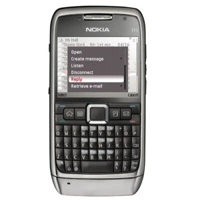 BRAND NEW NOKIA E71 UNLOCKED PHONE - 3.2 MP CAM - 3G - BLUETOOTH - WIFI - Image 1 of 4