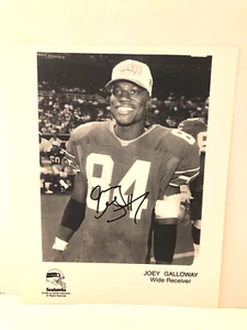 JOEY GALLOWAY SEATTLE SEAHAWKS SIGNIERT 8X10 1995 - Bild 1 von 1