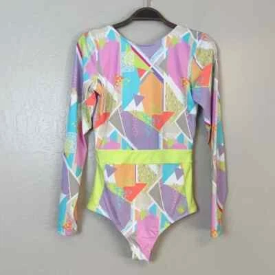 BODY GLOVE Mujer Talla L Caja de Color Onda Paleta Una Pieza Rashguard Traje de Baño Foto 1 de 4