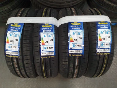 TRENO COMPLETO 155/60 R15  175/55 R15 4 GOMME SMART FOR TWO 451 IMPERIAL ECO - Imagen 1 de 3