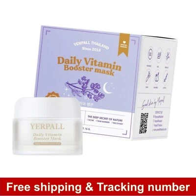 Máscara para dormir YERPALL Daily Vitamin Booster arrugas acné curación caracol péptido B3 Foto 1 de 4