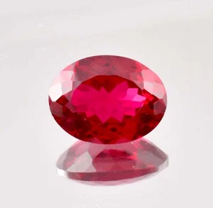 14.75 Ct Natural Mozambique Blood Red Ruby Oval Cut Loose Gemstone GIT Certified - Picture 1 of 5