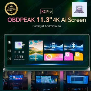 Écran GPS 11,3"  NAVIGATION CARPLAY ANDROID AUTO  CAMERA 4K - Picture 1 of 18