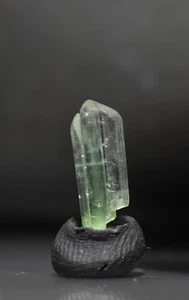TURMALINA BICOLOR TRANSPARENTE Y VERDE CON TERMINACIÓN INTACTA Pakistán e - Imagen 1 de 5