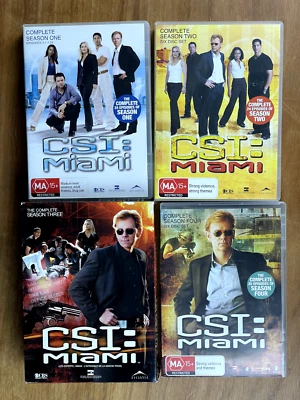CSI Miami Complete Seasons 1-4 1 2 3 4 (DVD) Read Description - image 1 of 3
