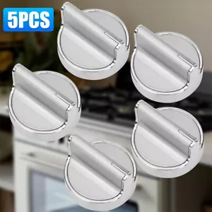 Confezione 5 Pomelli Fornello W10594481 Ricambio Acciaio Inox per Whirlpool - Foto 1 di 12