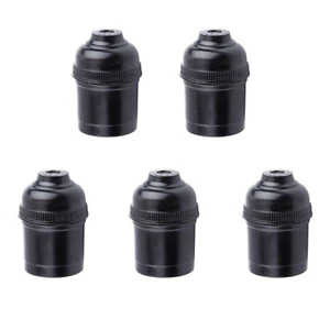 5-10Pcs E27 3/4A Light Bulb Lamp Holder Pendant Edison Screw Cap Socket Vintage - Picture 1 of 17