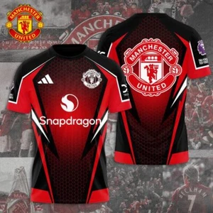 Personalized Manchester United 3D Shirt, All Size XS-6XL - Picture 1 of 2