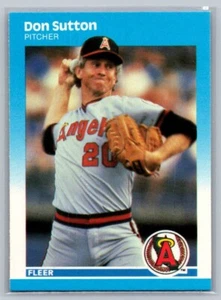 1987 Fleer Don Sutton #93 - Picture 1 of 2
